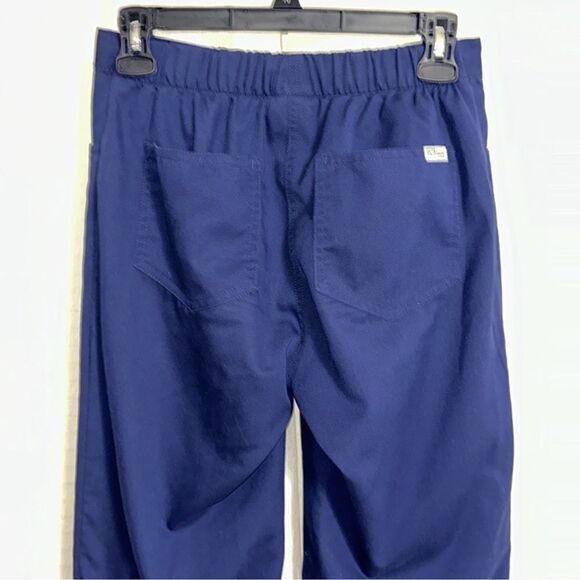 Grey’s Anatomy XS Navy Five Pocket Drawstring 31” Inseam Scrub Bottom Pants - Picture 5 of 13